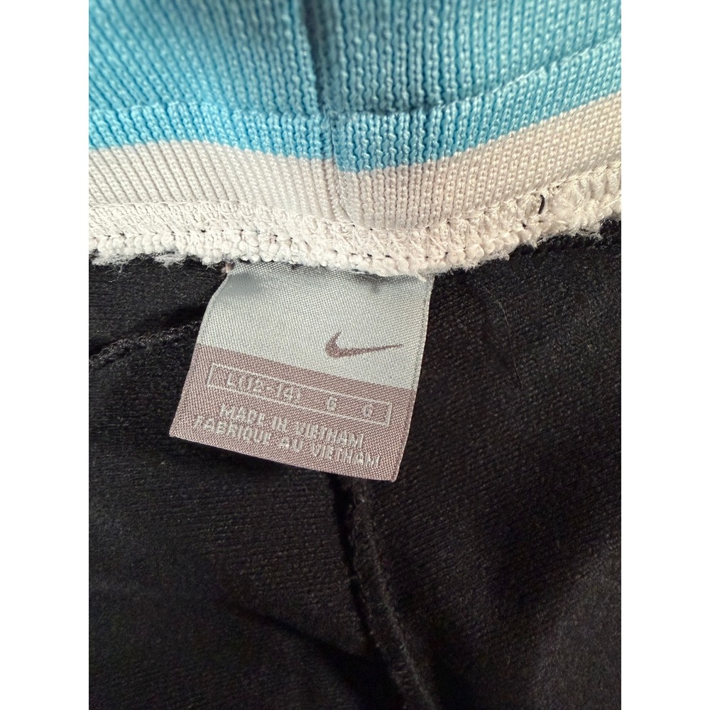 Nike Womens Track Pants Black Blue White Flare Leg Athletic Size Large - Picture 2 of 16